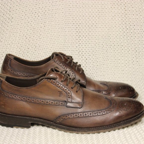 Tod's Lace-Ups in Leather - Brown - Picture 2 of 4